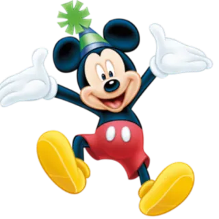 🤗 Mickey Mouse มิกกี้เมาส์, ดิสนีย์, การ์ตูน, งานเฉลิมฉลอง, ปาร์ตี้, หนู telegram sticker