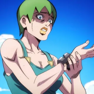 🌊 Foo Fighters JoJo's Bizarre Adventure anime, manga, jojo, foo fighters, stone ocean, character telegram sticker