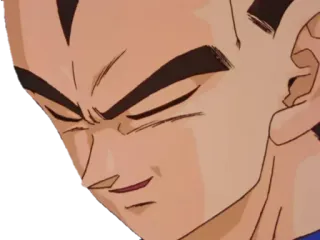 😌 Vegeta Dragon Ball Z Anime, Vegeta, Dragon Ball Z, Charakter, Cartoon whatsapp sticker