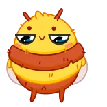 💐 милый, монстр, цветы, мультфильм, наклейка telegram sticker