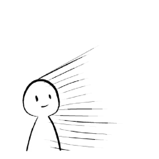 〰 dessin animé, personnage, simple, dessin, croquis telegram sticker