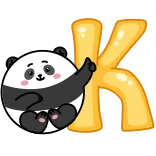 Панда Ок @TgSticker telegram stickers
