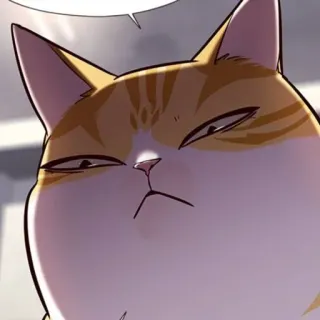 🥜 cat, animal, pet, orange tabby, cartoon telegram sticker