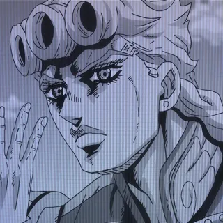 😐 Giorno Giovanna JoJo's Bizarre Adventure Anime, Manga, Jojo, Giorno Giovanna, Golden Wind, Karakter, Fanart telegram sticker