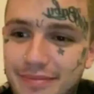 🙂 Lil Peep แร็ปเปอร์, นักดนตรี, Lil Peep, รอยสักบนใบหน้า, อีโมแร็ป telegram sticker