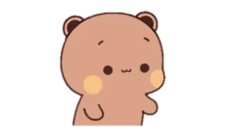 🍩 Bär, süß, Tier, Cartoon telegram sticker