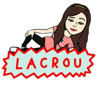 💅 LACROU Bitmoji, Sticker, Personaggio, Donna telegram sticker