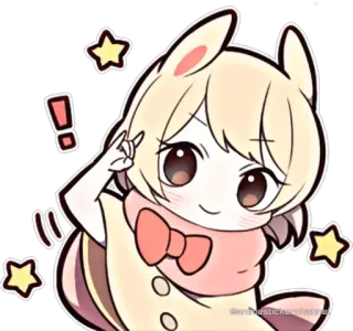 ☺️ @ANIMESTICKERCHANNEL Anime, Cartoon, Süß, Kawaii, Sticker, Tier telegram sticker