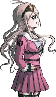 🔩 Miu Iruma Danganronpa V3: Killing Harmony anime, girl, miu iruma, danganronpa, video game telegram sticker