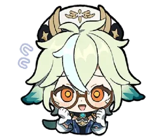 😍 Sucrose Genshin Impact anime, video game, cute, sucrose, genshin impact telegram sticker