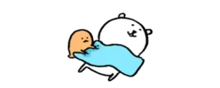👑 cute, kawaii, animal, cartoon, sticker telegram sticker
