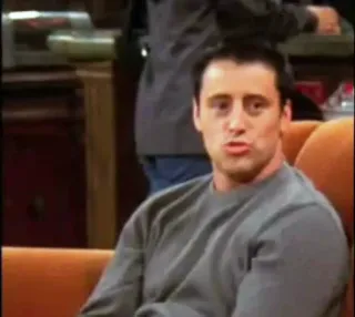 😗 Joey Tribbiani Friends Joey, Friends, Sitcom, Matt LeBlanc, Serie de TV whatsapp sticker