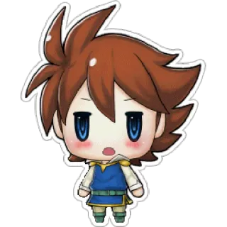 😳 Chibi, Anime, Manga, Carino, Personaggio telegram sticker