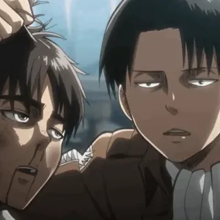 🏹 Eren Yeager Attack on Titan Anime, Atak Tytanów, Eren Jaeger, Przemoc, Manga, Levi Ackerman telegram sticker
