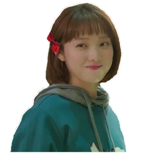 😊 Coréenne, Femme, Actrice, Portrait, Souriant telegram sticker