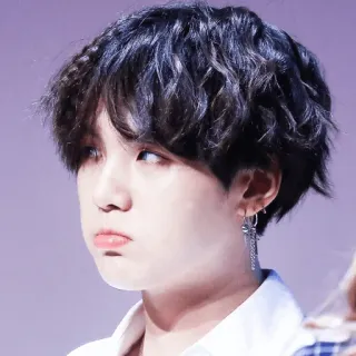 😒 Jungkook K-pop, Korean, singer, idol, music, portrait telegram sticker