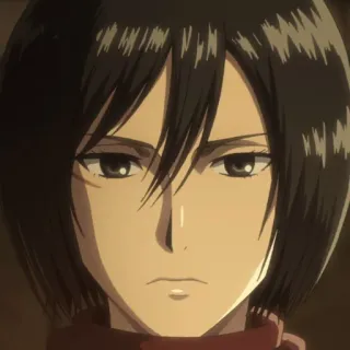 🥀 Mikasa Ackerman Attack on Titan anime, manga, mikasa, attack on titan telegram sticker