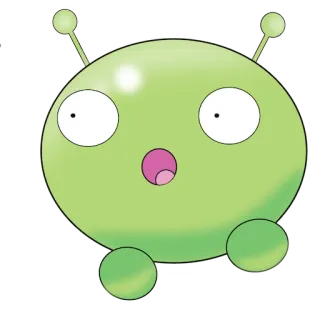 😮 Mooncake Final Space 月饼, 最终空间, 外星人, 卡通, 太空, 可爱, 动画 telegram sticker