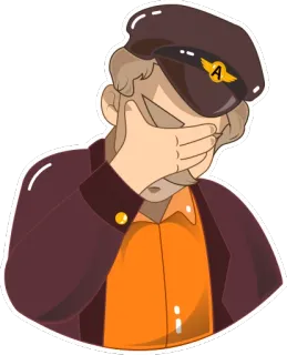 😤 facepalm, disappointment, frustration, failure, embarrassment, pilot, aviation telegram sticker