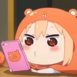 🍣 Umaru Doma Himouto! Umaru-chan anime, umaru, himouto umaru-chan, kawaii, cartoon, cute telegram sticker