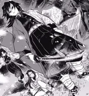 🕳 Giyu Tomioka Demon Slayer Anime, Manga, Demon Slayer, Giyu Tomioka, Spada, Katana, Guerriero telegram sticker
