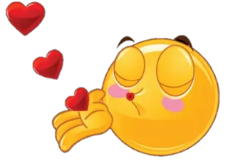 😘 Emoji, Cinta, Hati, Cium, Kasih sayang, Romantis telegram sticker