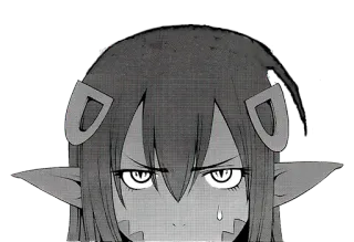 🐍 Anime, Manga, Faccia, Arrabbiato, Cartone animato, Espressione telegram sticker