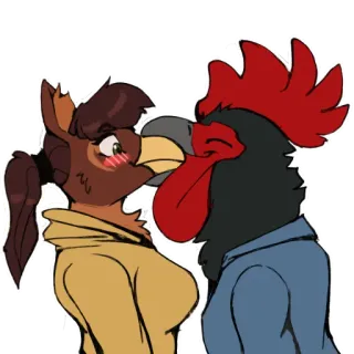 👩‍❤️‍💋‍👨 telegram sticker