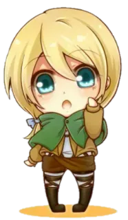 😱 Anime, Chibi, Mignon, Personnage, Animation, Manga, Sticker telegram sticker