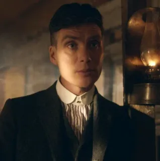 😐 Thomas Shelby Peaky Blinders peaky blinders, cillian murphy, thomas shelby, actor, drama, tv show telegram sticker