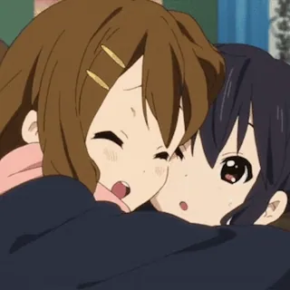 Anime обнимашки #2 @freetopsticker telegram stickers