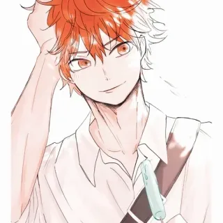 😳 anime, manga, character, illustration telegram sticker