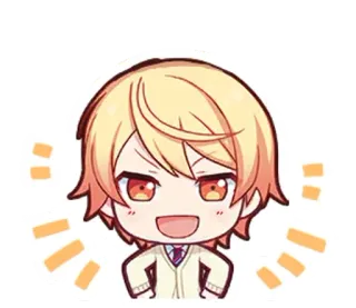 🎤 Anime, Chibi, Süß, Charakter, Kawaii telegram sticker
