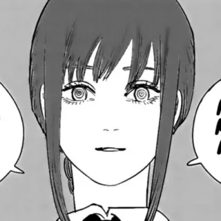 😐 Makima Chainsaw Man anime, manga, chainsaw man, makima telegram sticker