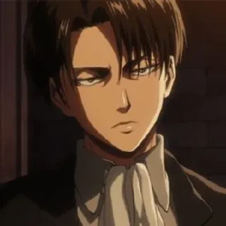 😒 Levi Ackerman Attack on Titan Anime, Levi, Ataque dos Titãs, Capitão Levi, AoT, Personagem de anime telegram sticker