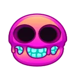 Psychopath Emoji telegram emojis 💀