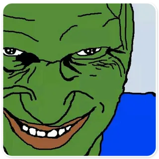 😉 Pepe the Frog pepe, katak, meme, meme internet, hijau, menyeramkan, menyinggung whatsapp sticker