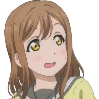 😅 anime, girl, cute, cartoon, portrait, sticker telegram sticker