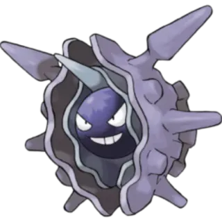 🔵 Shellder Pokemon pokemon, coquillage, dessin animé, animal, coquille telegram sticker