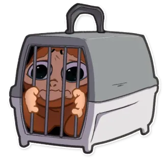 Mona Monkey whatsapp stickers