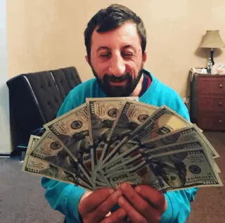 💸 dinero, efectivo, billetes de cien dólares, riqueza, finanzas telegram sticker