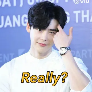 🤔 Really? davvero, domanda, dubbio, coreano, uomo, attore telegram sticker