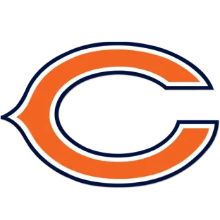 🏈 Чикаго Беарз, НФЛ, Спорт, Американский футбол, Логотип, C telegram sticker
