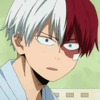 🔥 Shoto Todoroki My Hero Academia Anime, Manga, Shonen, Superhéroe, Quirk, My Hero Academia, Shoto Todoroki whatsapp sticker