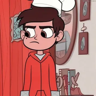 😠 Marco Diaz Star vs. the Forces of Evil cartoon, character, animation, Marco Diaz, Star vs. the Forces of Evil, tv show, animated series telegram sticker