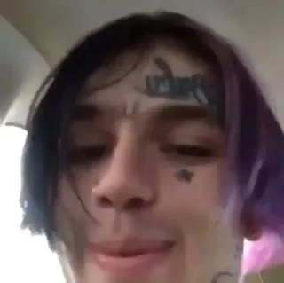 😄 Lil Peep lil peep, рэпер, музыка, певец, татуировка, портрет telegram sticker