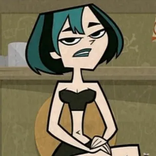 🐉 Gwen Total Drama Island Dibujos animados, Anime, Gwen, Total Drama Island, Personaje whatsapp sticker