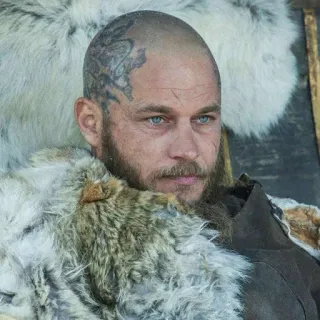⚔ Ragnar Lothbrok Vikings Рагнар, Викинги, Трэвис Фиммел, Историческая драма, Скандинавский, Король whatsapp sticker