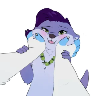 Kapua Purp Otter telegram stickers