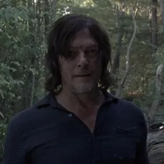 😐 Daryl Dixon The Walking Dead Daryl Dixon, The Walking Dead, Zumbi, Andarilho, Apocalipse, AMC, Norman Reedus telegram sticker